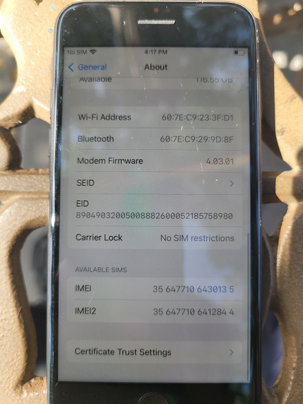 Apple iPhone SE 2nd Gen 2020(Black) - Unlocked Smartphone Used **AJ**